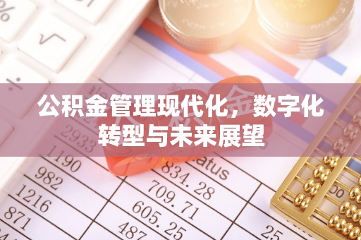 秦州公积金管理现代化，数字化转型与未来展望